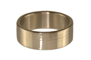 Stainless Ring on White background