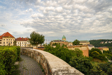 Fototapeta na wymiar Buda Castle Royal Palace in Budapest, Hungary.