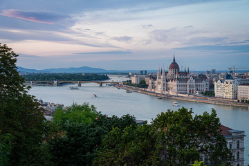 Parliament Building in Budapest, Hungary.