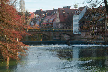 old bridge over the river