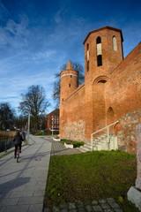 Goleni&oacute;w - Mury obronne z wieżami Menniczą i Prochową