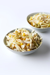 salad with cabbage and corn