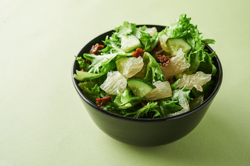 bowl of fresh organic salad