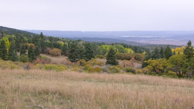 wide shot of New Mexico country side