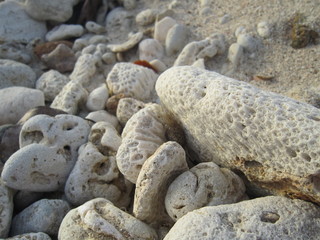 stones on the beach