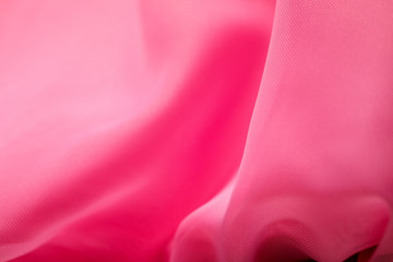 pink textural crumpled fabric