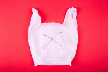 Plastic bag background