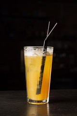 tasty cocktail in the bar