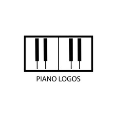 piano logo vector