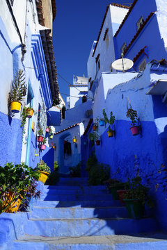 Africa, Morocco, sha wan street