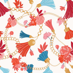 Seamless Vector Fashion Textile Pattern