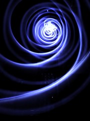 Naklejka premium Spiral Light Art