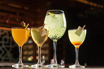 mexican cocktail in the bar