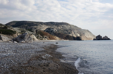 Cyprus, Aphrodite Beach in winter