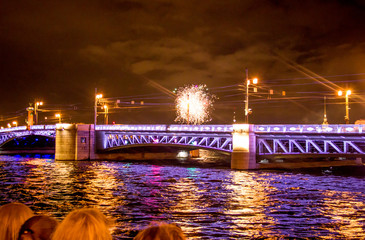 bridge at night