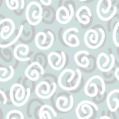 Seamless Pattern of Swirls. Vector   Background.