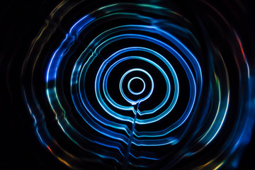 Sound waves in the dark in full color