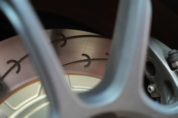 Car's disc brake details