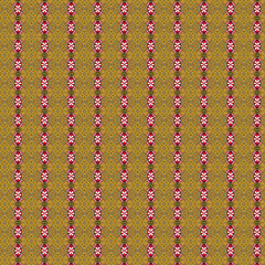 Orange brown seamless pattern with red and white stripes