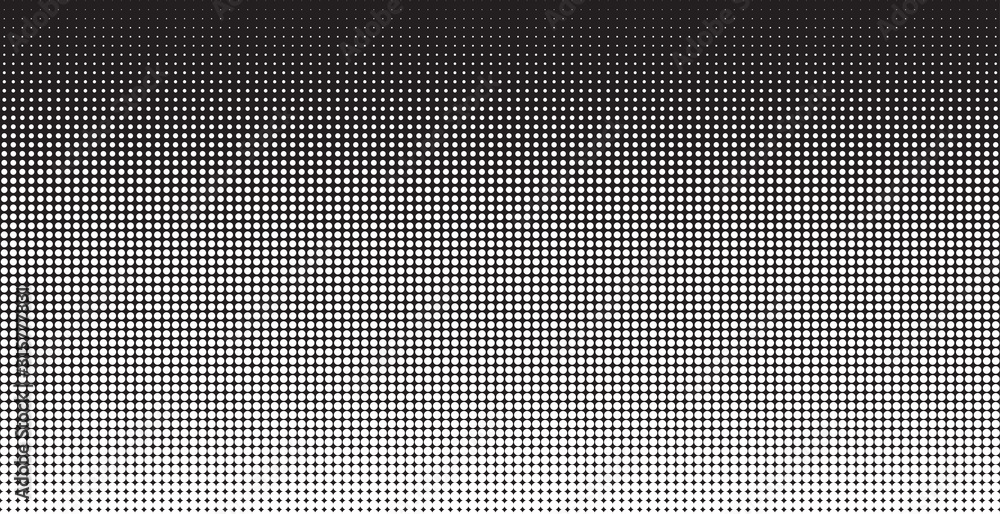 Poster Vector background Halftone dot pattern. Retro texture