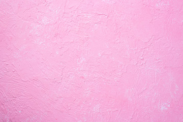 Fototapeta premium Pink concrete shabby textured background.