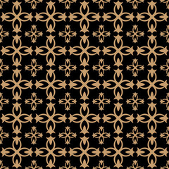 Modern background. Geometric seamless pattern in Asian style. Vector illustration