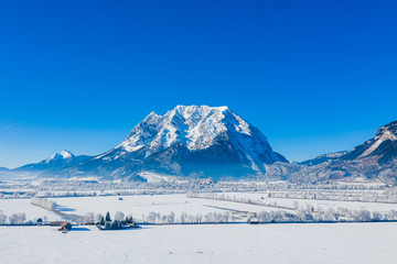 Grimming mountain in Ennstal, Steiermark, Austria