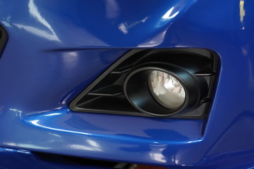 Car's headlamp detail