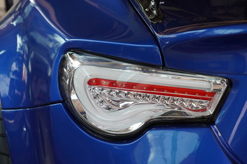 Car's headlamp detail