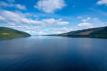 Loch Ness in the Scotland Highlands