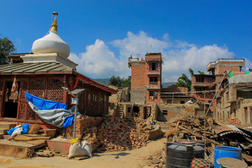 The earthquake that struck Nepal in 2015