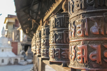 Prayer wheels are mainly used by Tibet and Nepal buddhists.