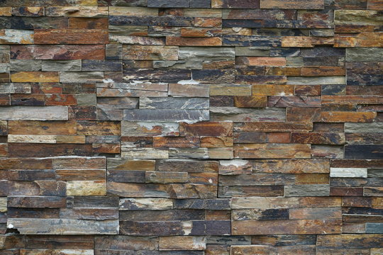 Stone wall wallpaper details