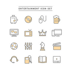 ENTERTAINMENT ICON SET