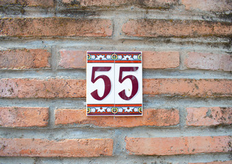 The number of a house in the countryside