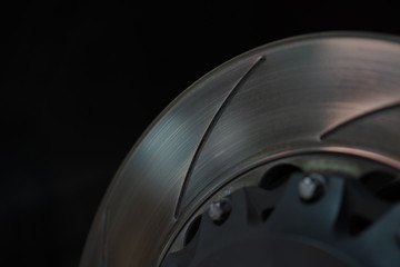 Car's disc brake detail