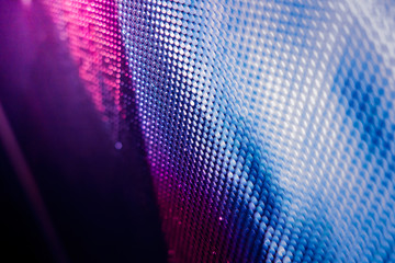 CloseUp LED blurred screen. LED soft focus background. abstract background ideal for design.