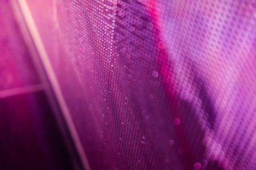 CloseUp LED blurred screen. LED soft focus background. abstract background ideal for design.