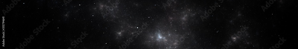 Wall mural space texture illustration with stars and nebula