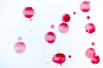 watercolor paint red strokes brush stroke color texture with space for your own text