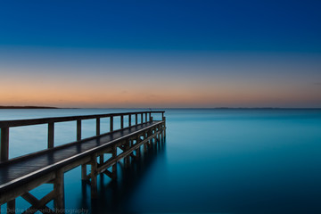 Fototapeta na wymiar Sunset Over Lake Albert South Australia