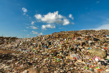 Mountain garbage in developing countries South East Asia