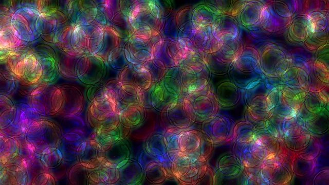 color abstract bubble 4k