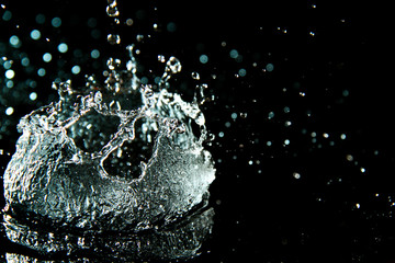 Water splash background