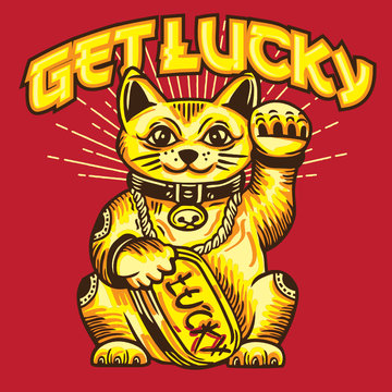 Lucky Cat Get Lucy Character Design