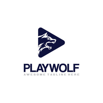 Wolf Logo Vector 