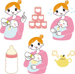 液体ミルク　赤ちゃん　母親　便利