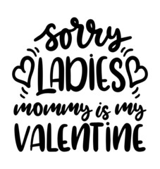 Fototapeta premium Valentine's Day Love Quote Lettering