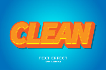 Orange candy text effect premium