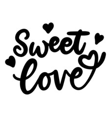 Valentine's Day Love Quote Lettering